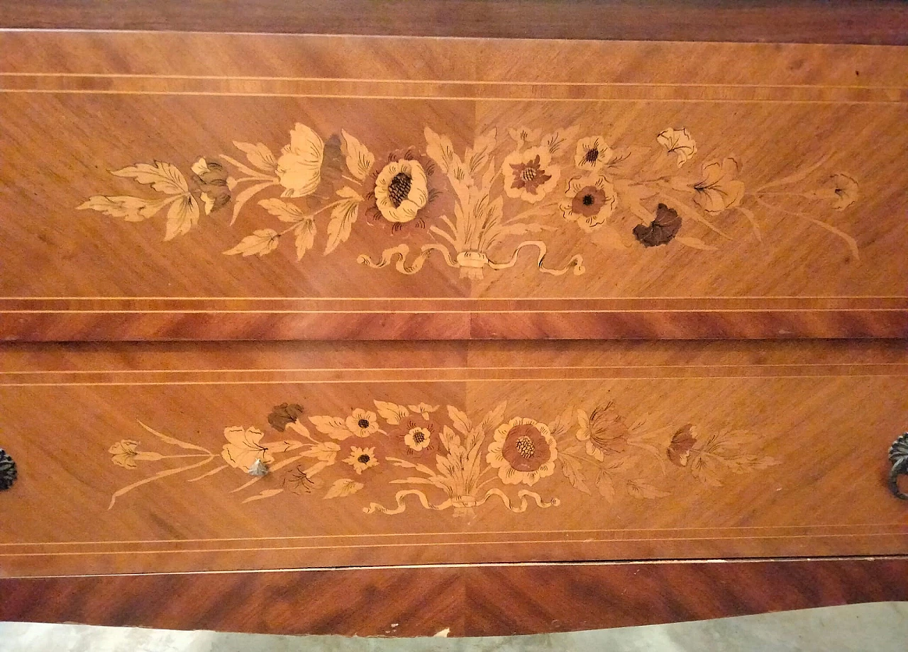 Comò Luigi XV a due cassetti, '700 7